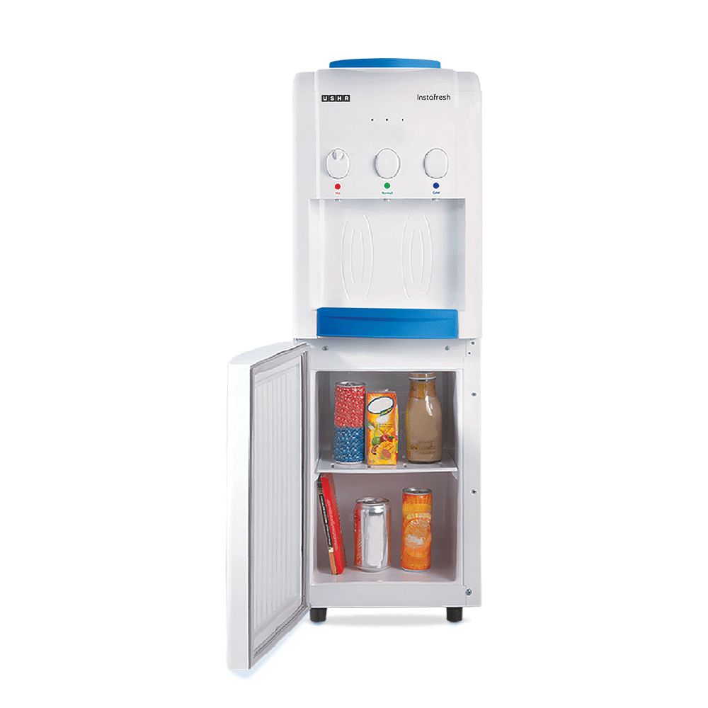 FLOOR STANDING WATER DISPENSER WITH COOLING CABINET
